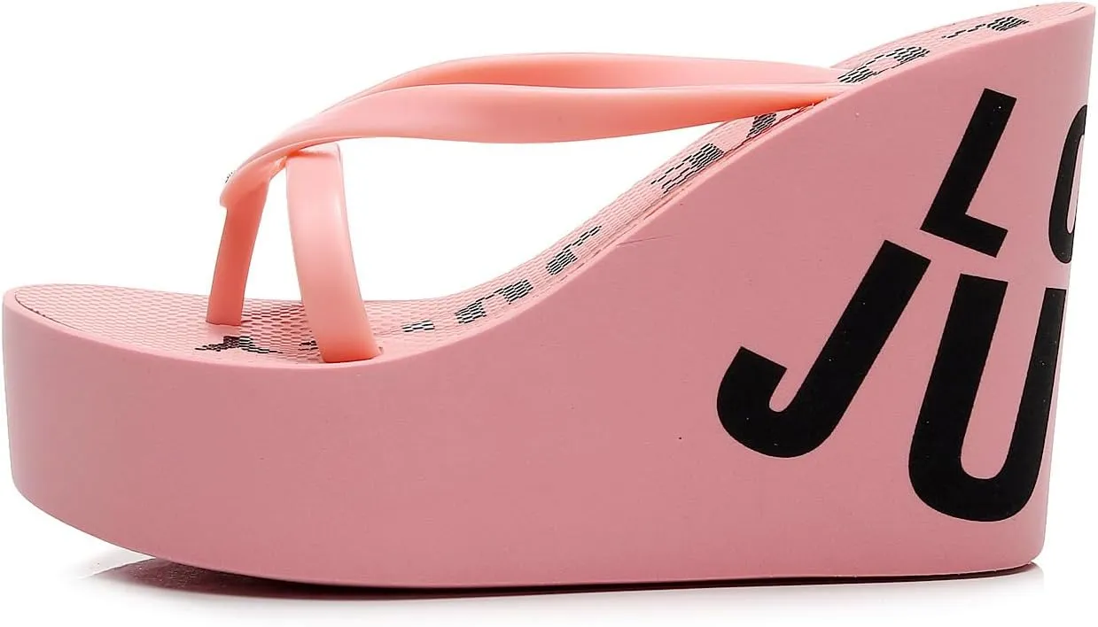 Chunky Flip Flops Womens Flip Flop Slip on Platform Sandals Summer Thong Heel Height Wedge Flip Flops for Women