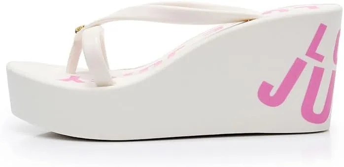 Chunky Flip Flops Womens Flip Flop Slip on Platform Sandals Summer Thong Heel Height Wedge Flip Flops for Women