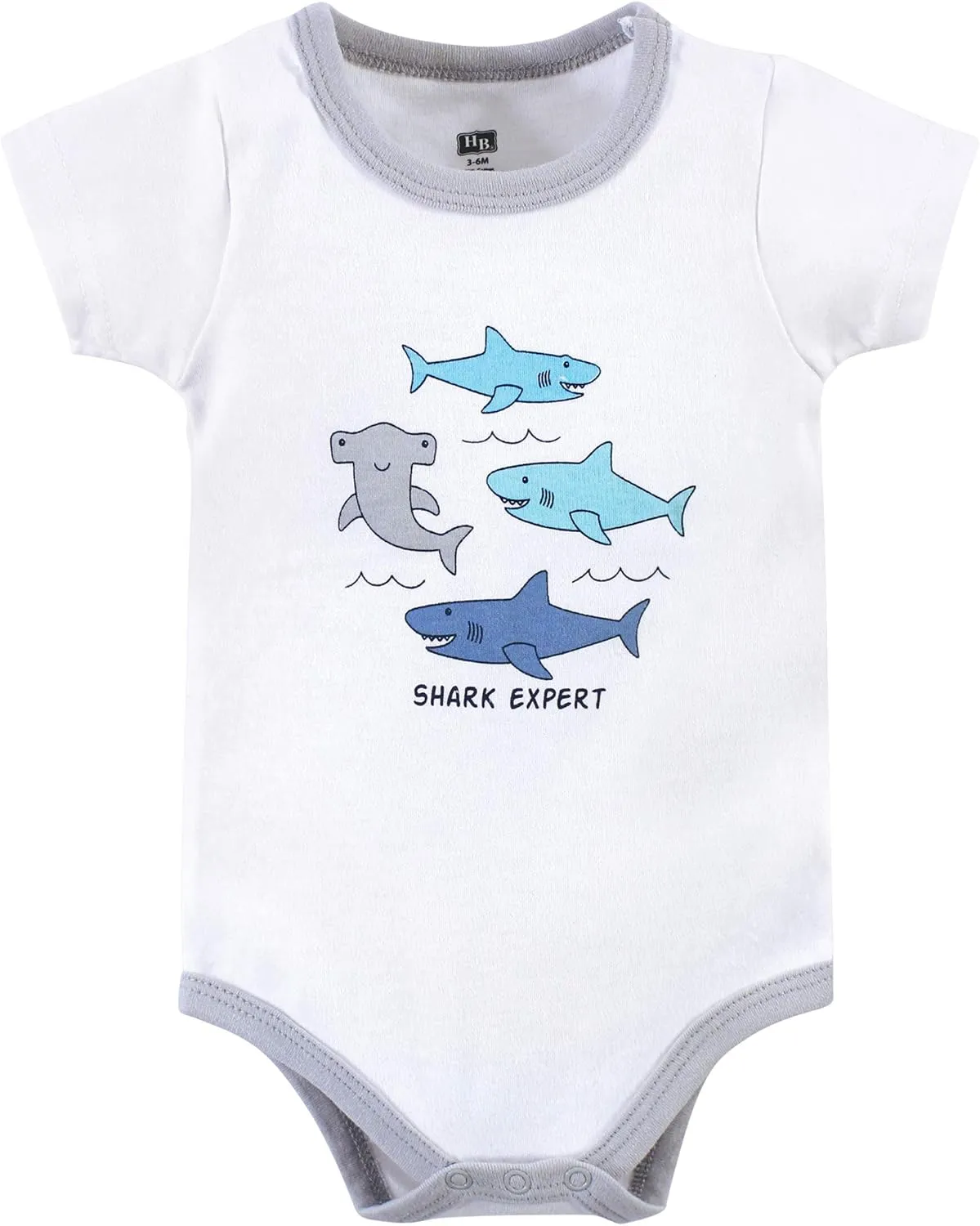 Hudson Baby Unisex Baby Cotton Bodysuit, Shorts and Shoe Set