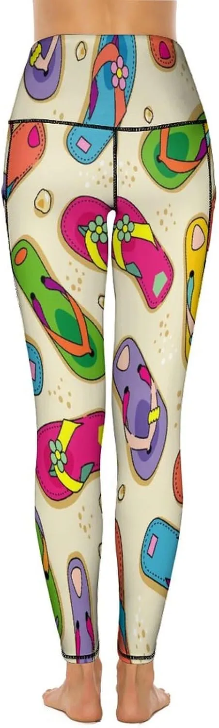 Nugier Soft Tummy Control Yoga Pants with Pockets, Women High Waist Leggings(S-2XL)